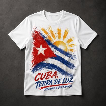 Camiseta Cuba Terra de Luz