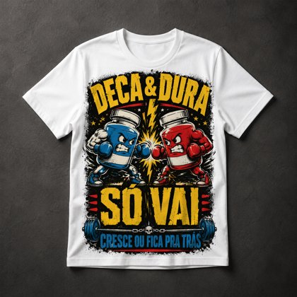Camiseta Musculação Motivacional