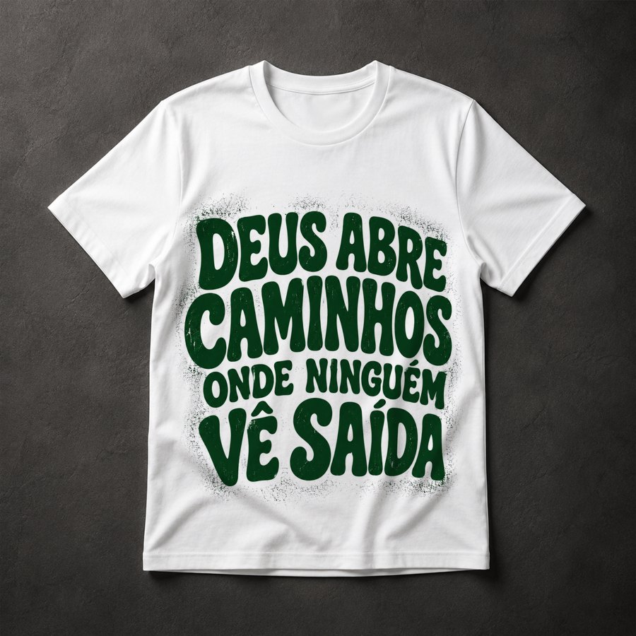Camiseta fé religiosa