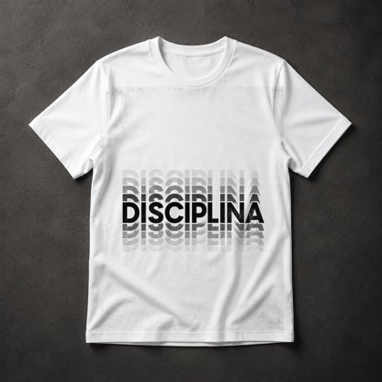 Camiseta Disciplina Tipográfica