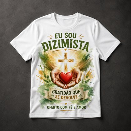 Camiseta Dizimista Fé