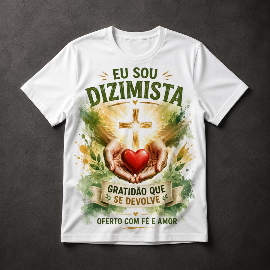 Camiseta Dizimista Fé