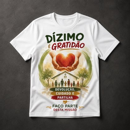 Camiseta Dízimo Gratidão