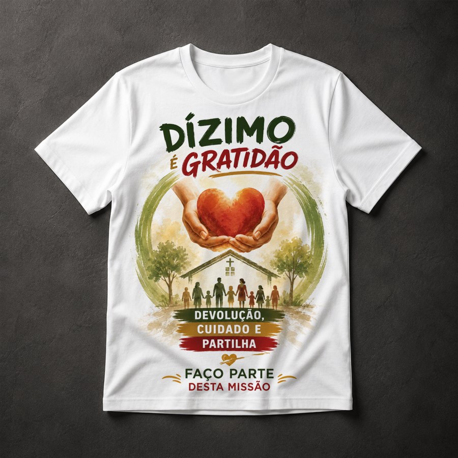 Camiseta Dízimo Gratidão