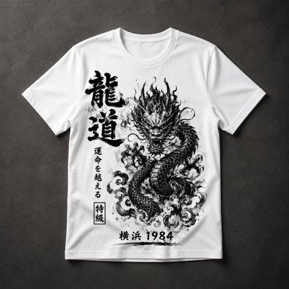 Camiseta Dragão Japonês