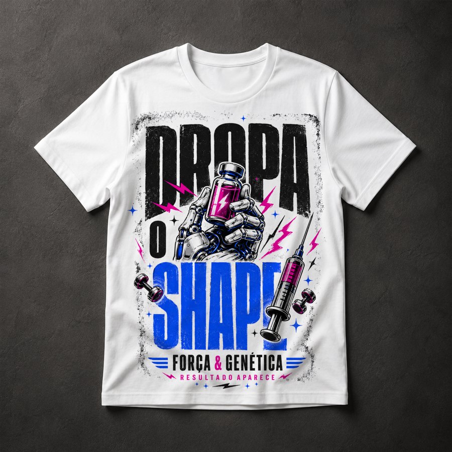 Camiseta academia musculação