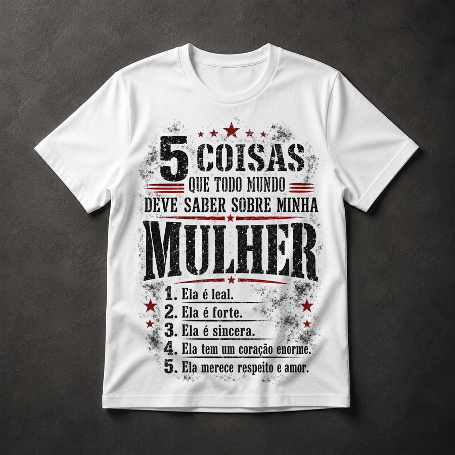 Camiseta Elogio à Mulher