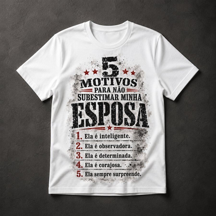Camiseta Elogio Esposa