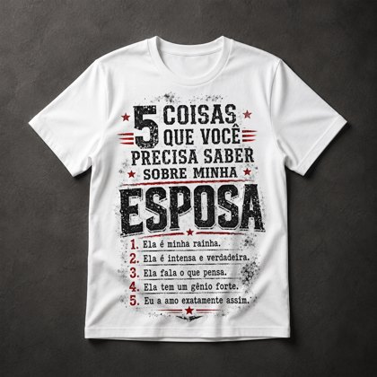Camiseta Esposa Rainha