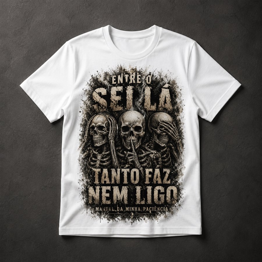 Camiseta Esqueletos Filosofia