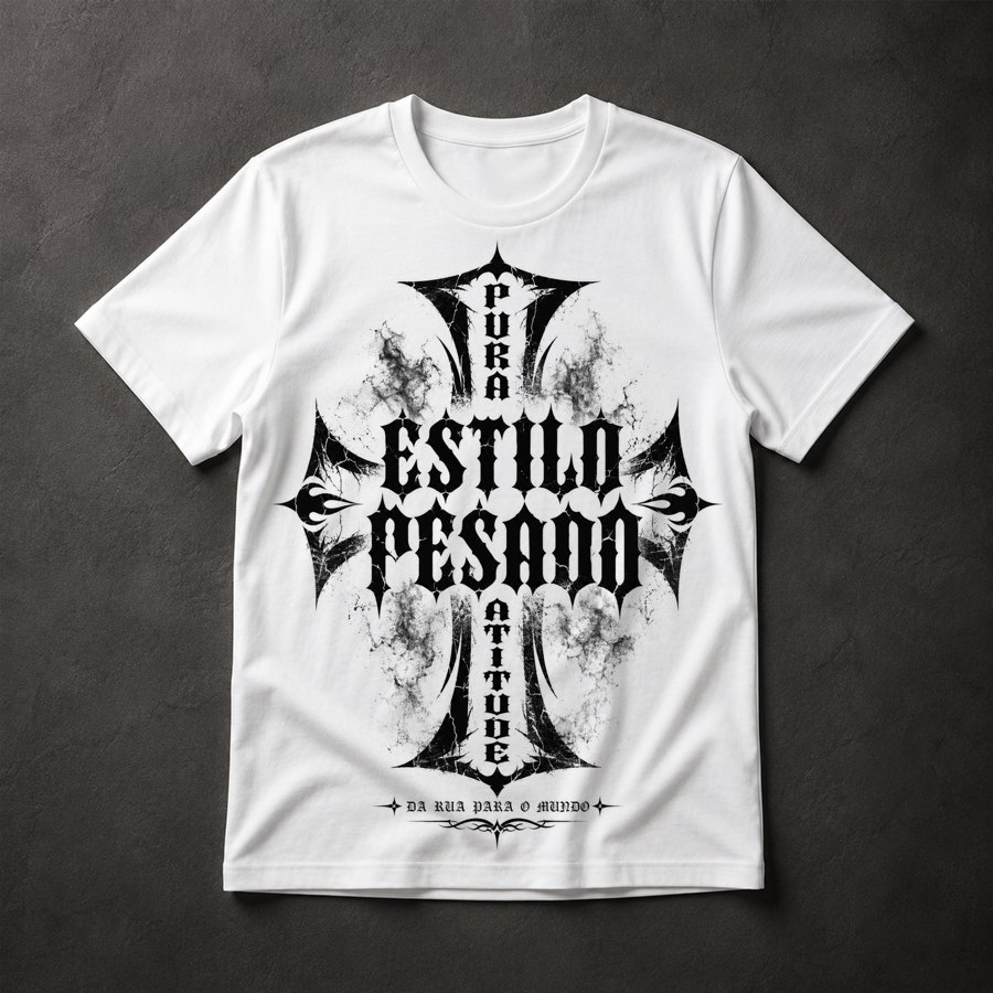 Camiseta Streetwear Pesado