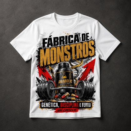 Camiseta Musculação Motivacional