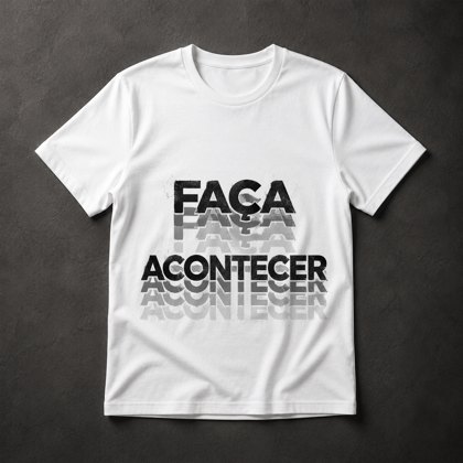 Camiseta Faça Acontecer