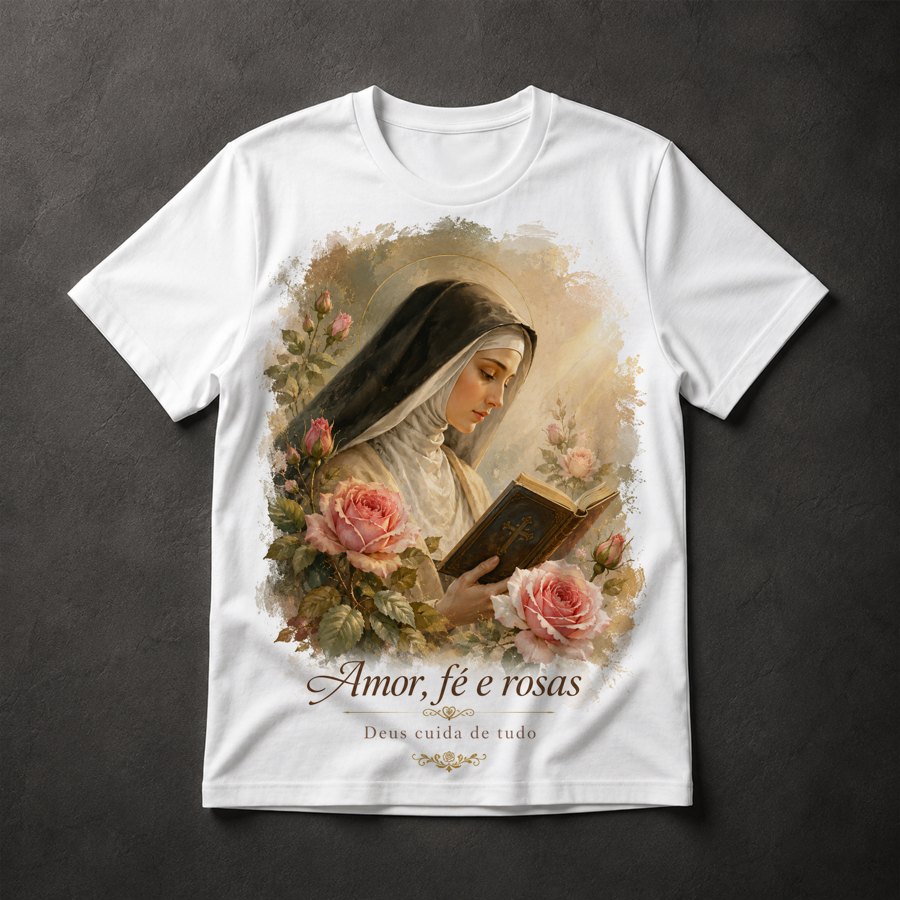 Camiseta Fé religiosa