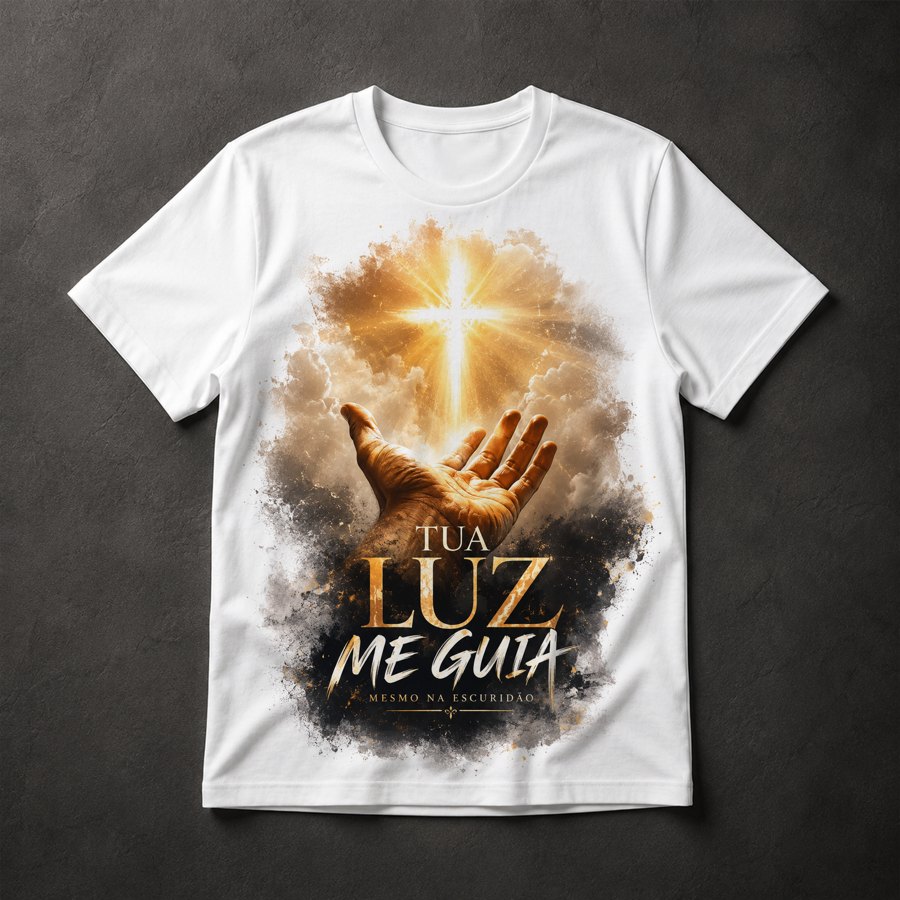 Camiseta Fé e Luz