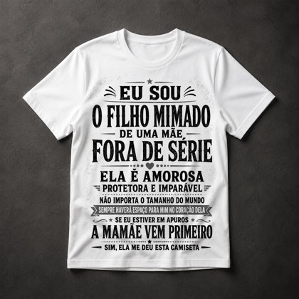 Camiseta Filho Mimado Mãe