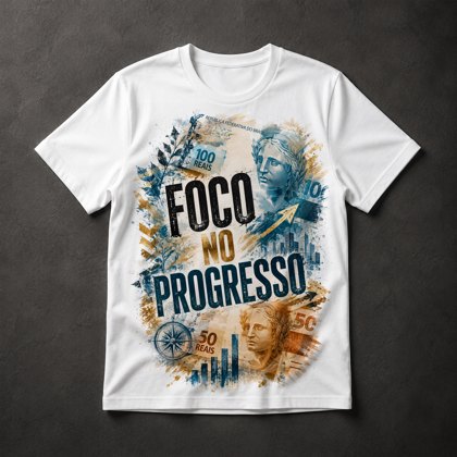 Camiseta Foco no Progresso