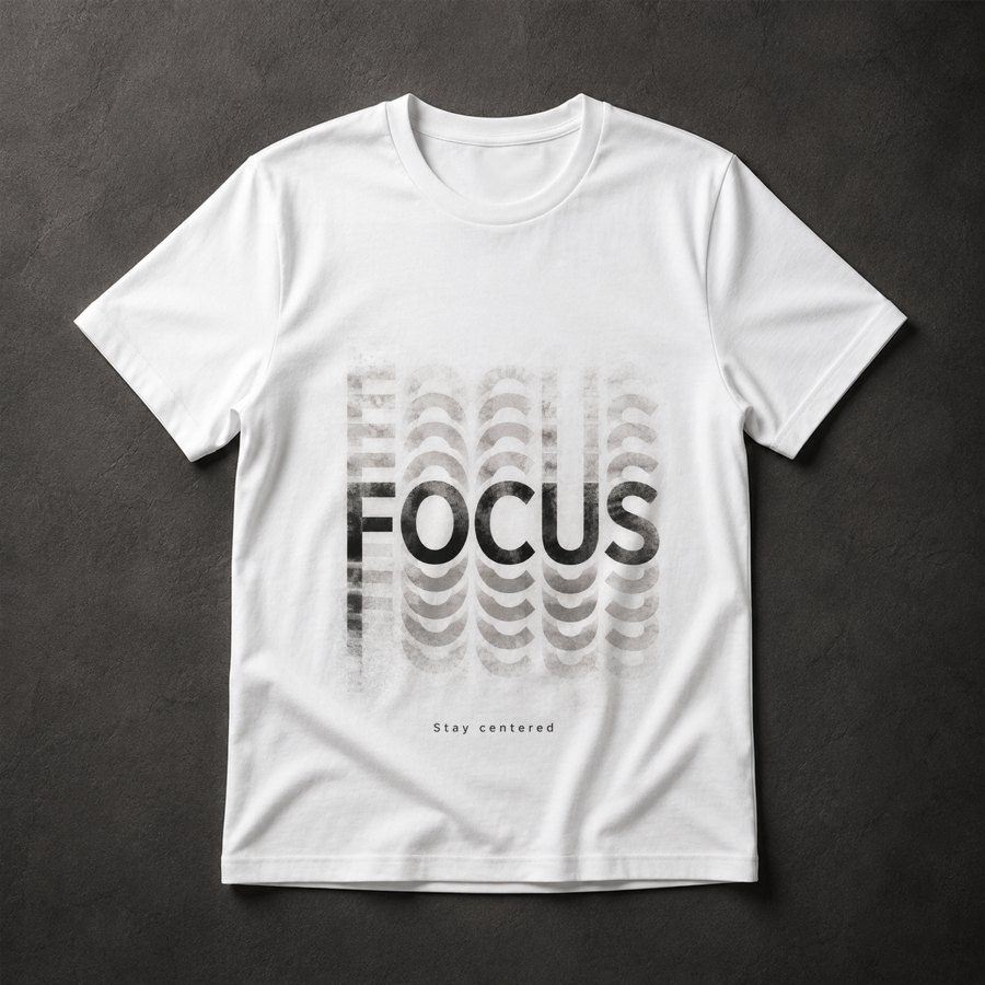Camiseta Focus Tipografia