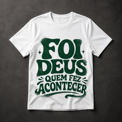 Camiseta Foi Deus
