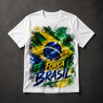 Camiseta Patriotismo Brasil