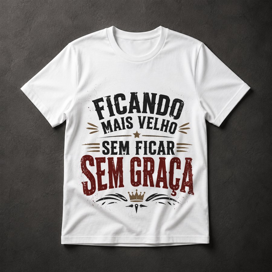 Camiseta Aniversário humorístico