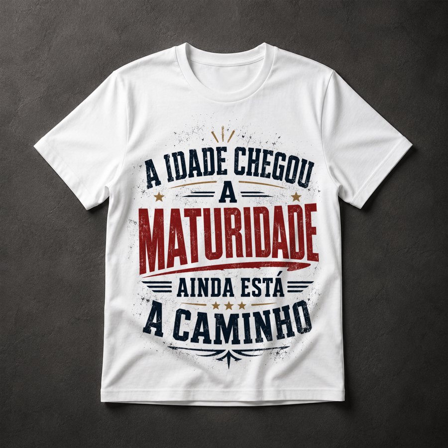 Camiseta humor aniversário