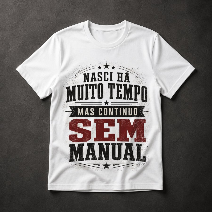 Camiseta humor aniversário