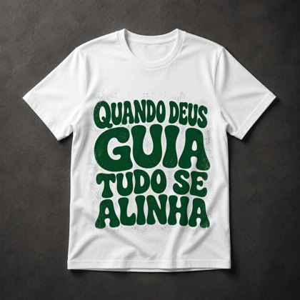 Camiseta Frase Motivacional Guia