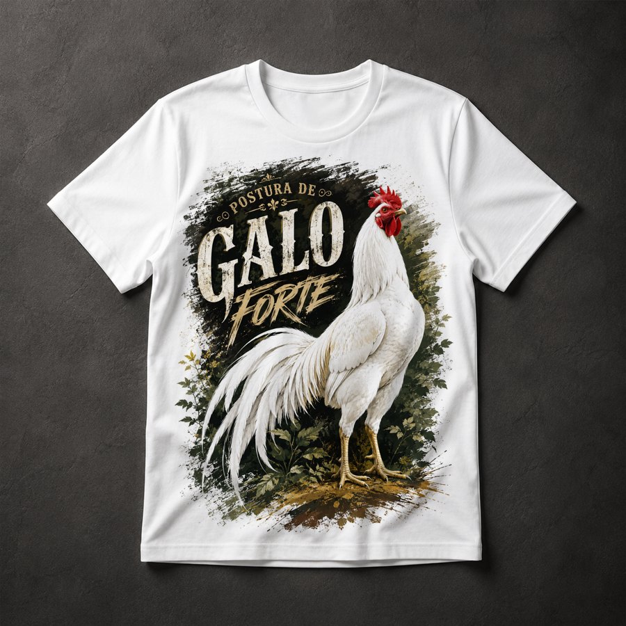 Camiseta Galo Forte
