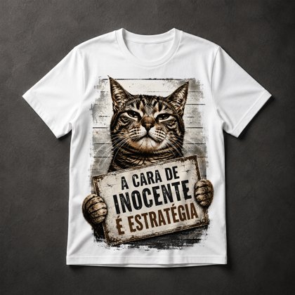 Camiseta Gato Inocente