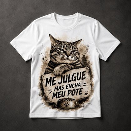 Camiseta Gato Irônico