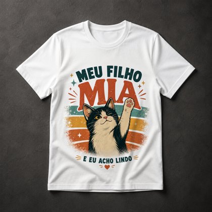 Camiseta Gato Mia