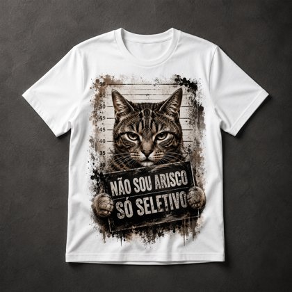 Camiseta Gato Seletivo