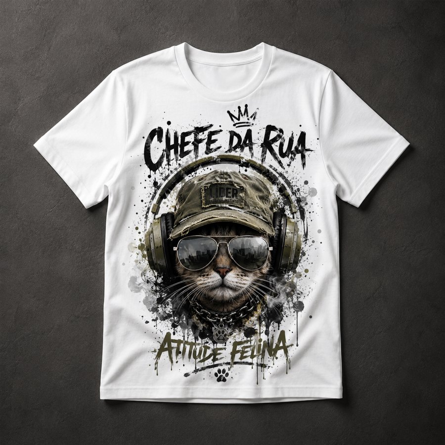 Camiseta Gato Street