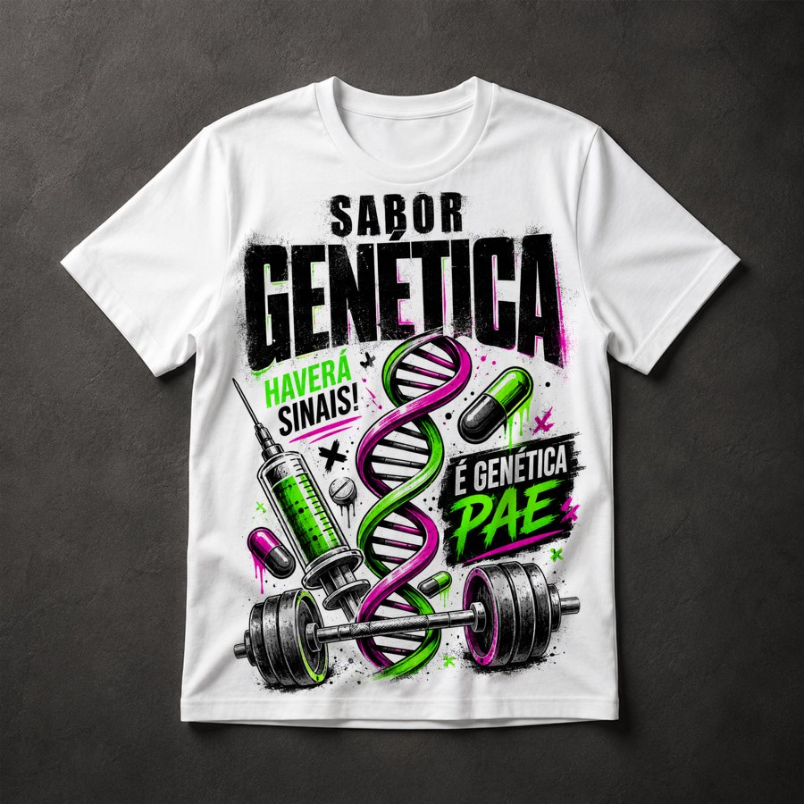 Camiseta Fitness Genética