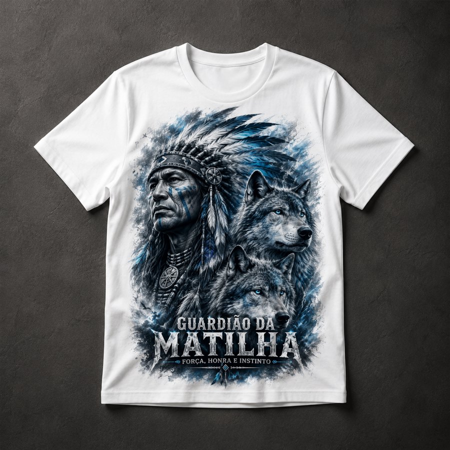 Camiseta Lobo Indígena