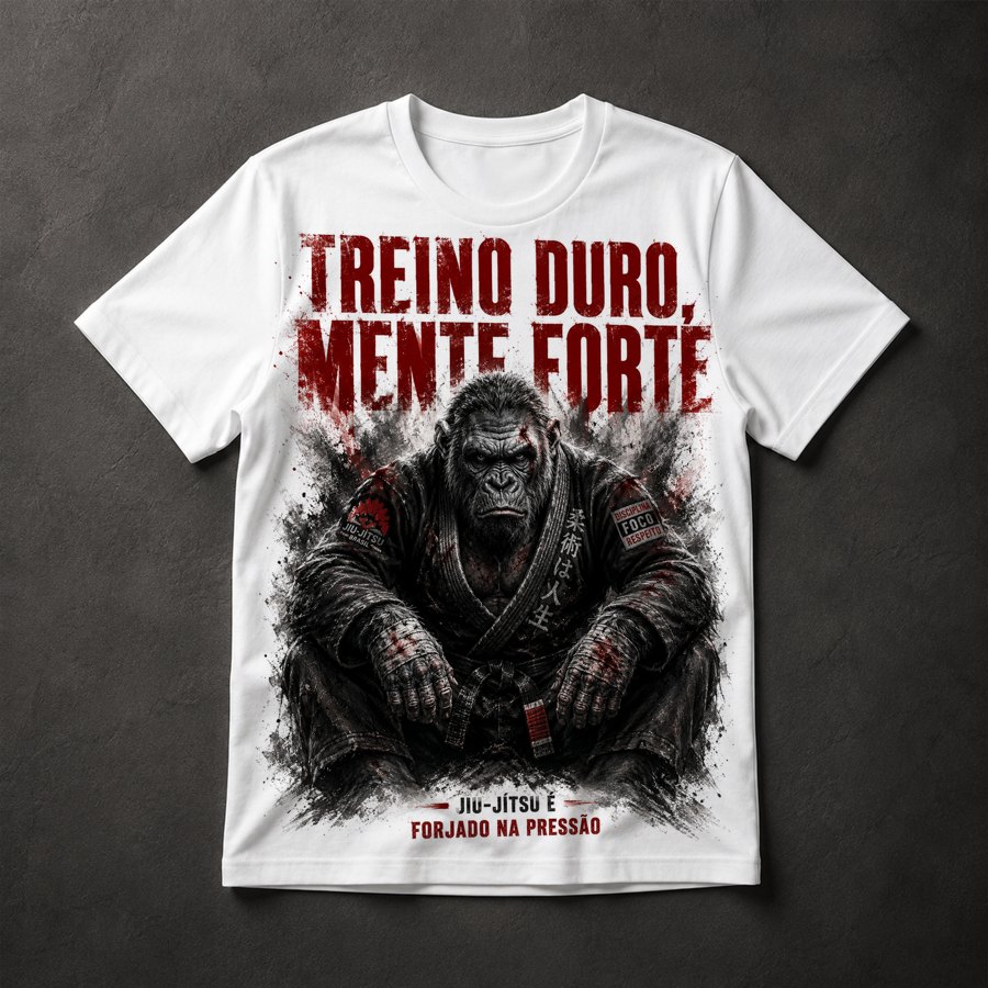 Camiseta Jiu-Jitsu motivacional