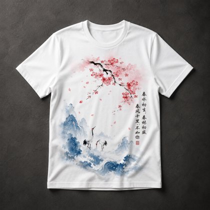 Camiseta Guindaste Japonês