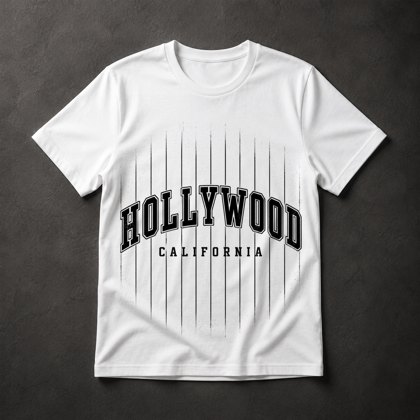 Camiseta Hollywood California