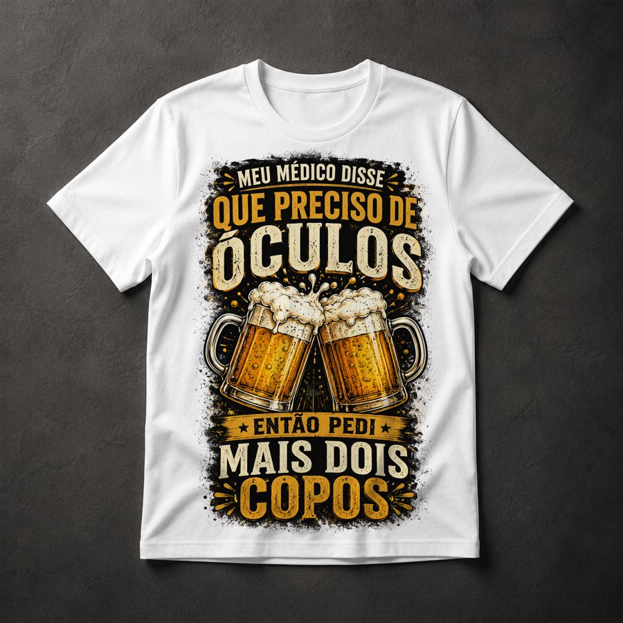 Camiseta Humor Cerveja
