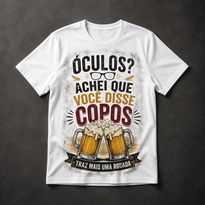 Camiseta Humor Cerveja