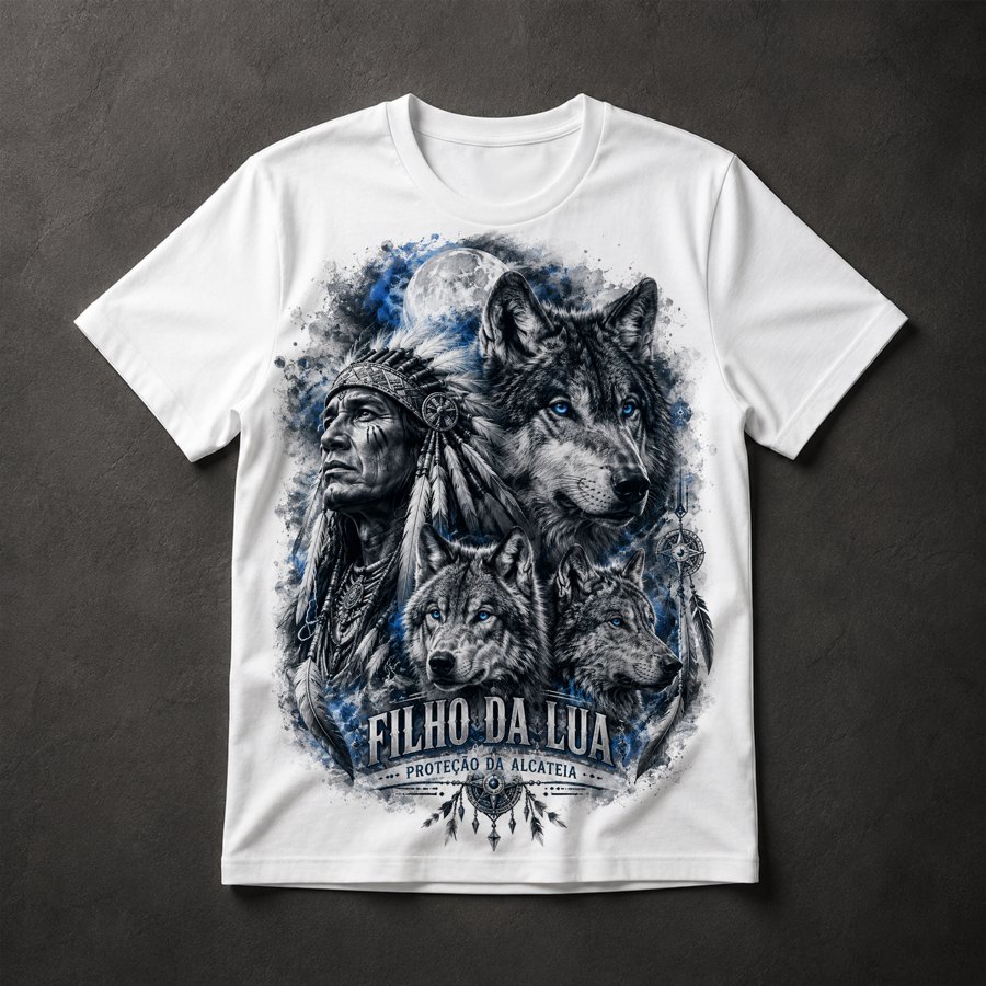 Camiseta Lobo Indígena
