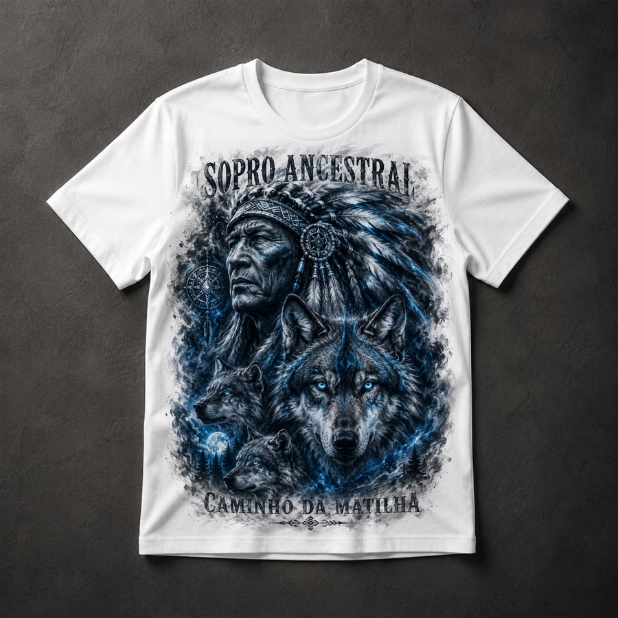 Camiseta Índio Lobos