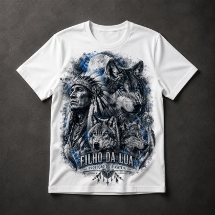 Camiseta Lobos Indígena
