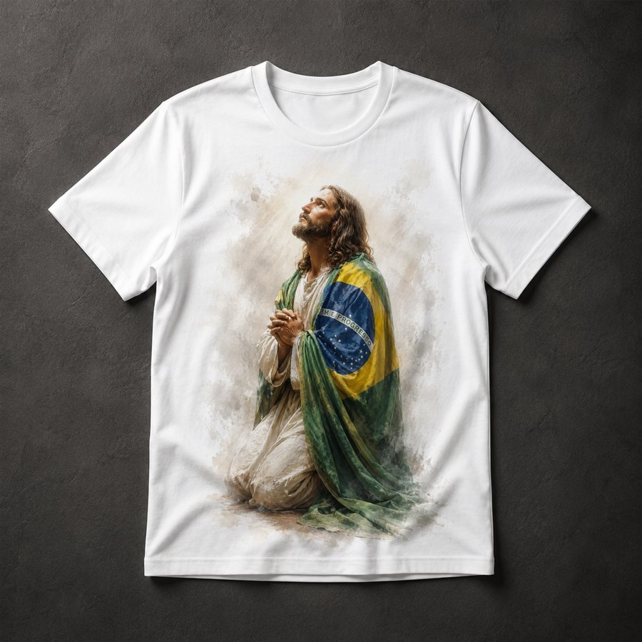 Camiseta Jesus Brasil