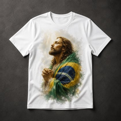 Camiseta Jesus Brasil