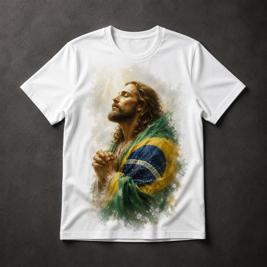 Camiseta Jesus Brasil