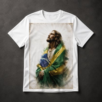 Camiseta Jesus Brasil