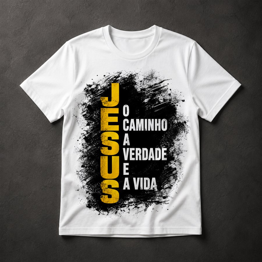 Camiseta Jesus Caminho Verdade