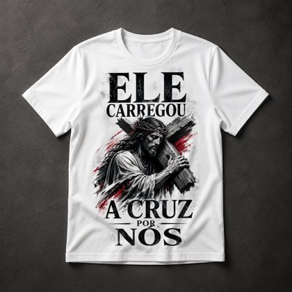 Camiseta Jesus e a Cruz